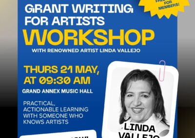 The Artist Workshop Presents: Grant Writing for Artists w/ Linda Vallejo